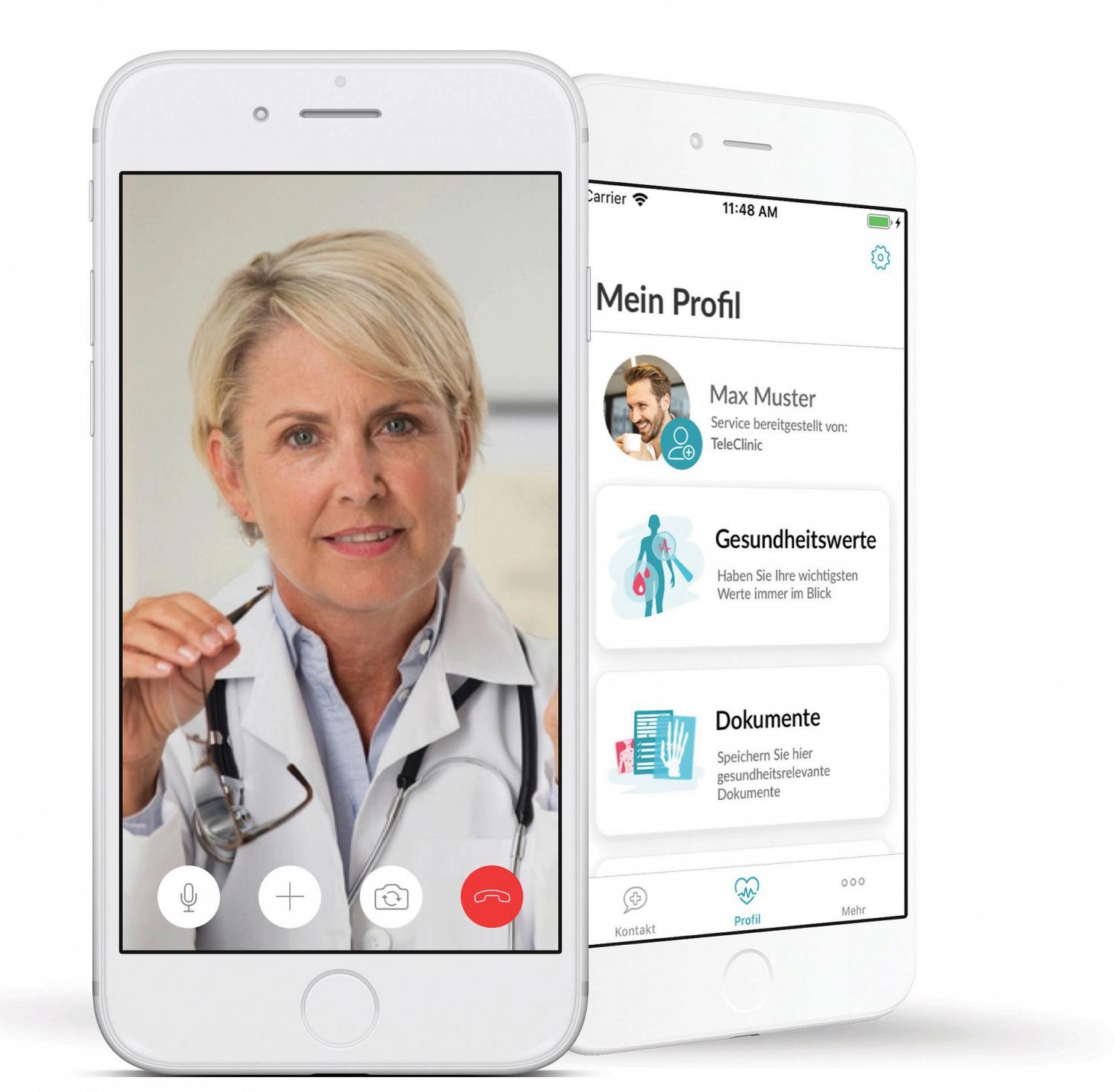 TeleClinic app. Image: TeleClinic.